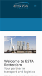 Mobile Screenshot of esta-rotterdam.com